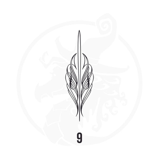 Pinstripe Vinyl Decal Series 112 Style 09, premium high-quality die-cut vinyl decal design #1 for cars, trucks, motorcycles, laptops, and more, sticker