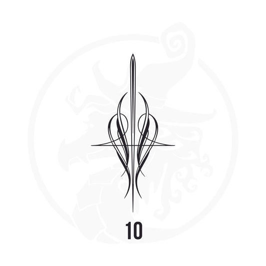 Pinstripe Vinyl Decal Series 112 Style 10, premium high-quality die-cut vinyl decal design #1 for cars, trucks, motorcycles, laptops, and more, sticker