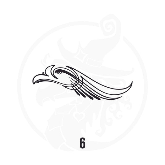 Pinstripe Vinyl Decal Series 113 Style 06, premium high-quality die-cut vinyl decal design #1 for cars, trucks, motorcycles, laptops, and more, sticker