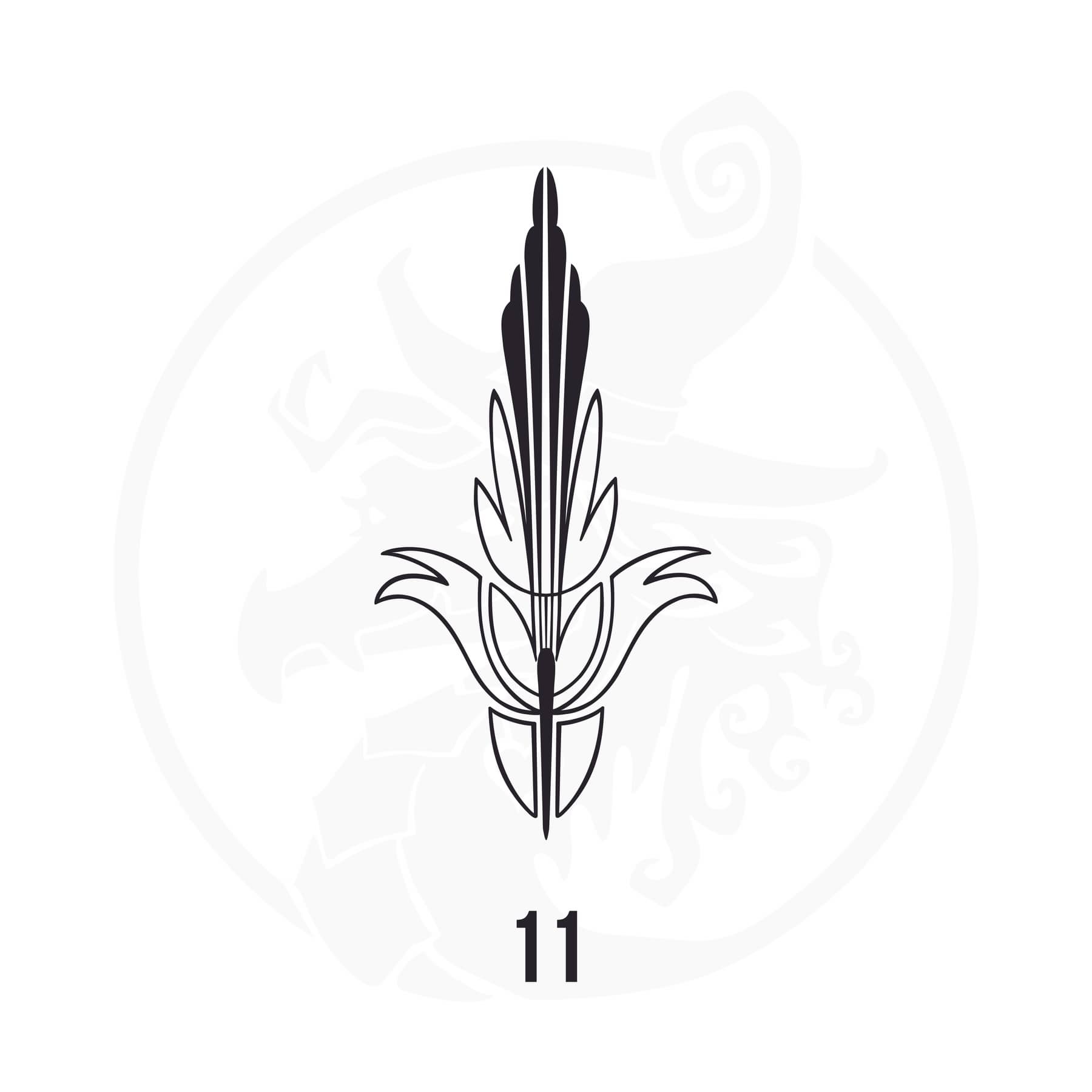 Pinstripe Vinyl Decal Series 113 Style 11, premium high-quality die-cut vinyl decal design #1 for cars, trucks, motorcycles, laptops, and more, sticker