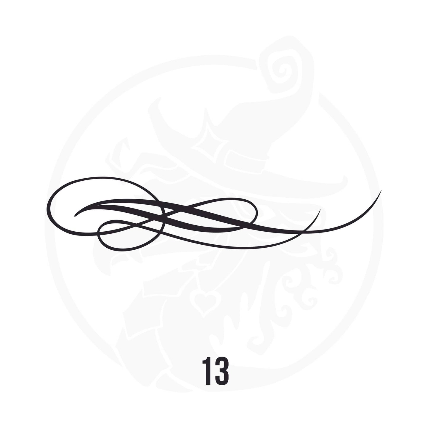 Pinstripe Vinyl Decal Series 113 Style 13, premium high-quality die-cut vinyl decal design #1 for cars, trucks, motorcycles, laptops, and more, sticker