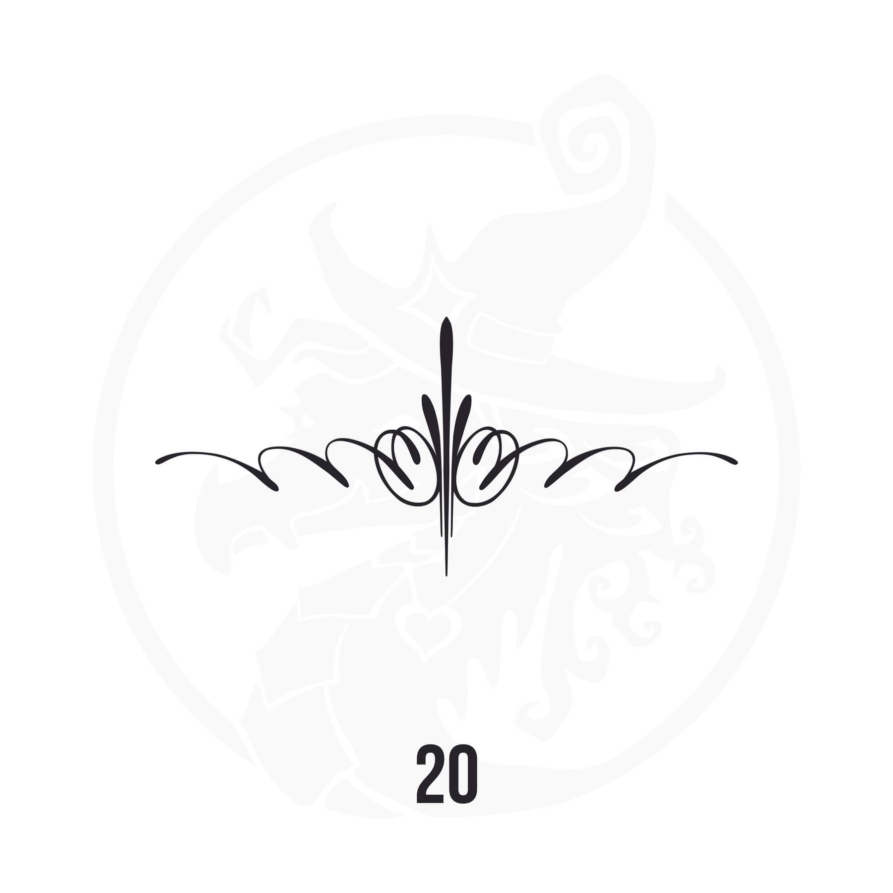 Pinstripe Vinyl Decal Series 113 Style 20, premium high-quality die-cut vinyl decal design #1 for cars, trucks, motorcycles, laptops, and more, sticker