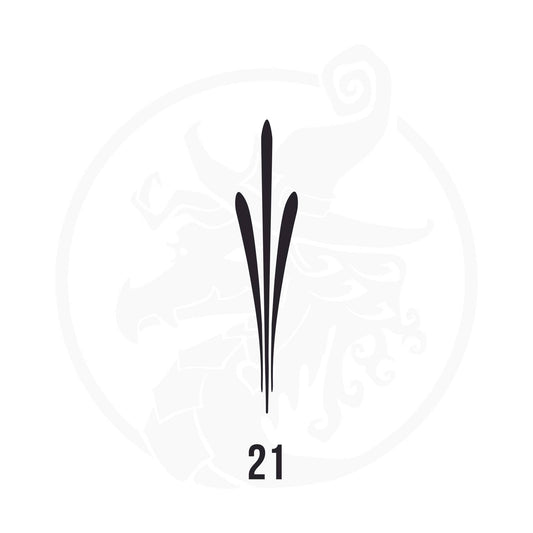 Pinstripe Vinyl Decal Series 113 Style 21, premium high-quality die-cut vinyl decal design #1 for cars, trucks, motorcycles, laptops, and more, sticker