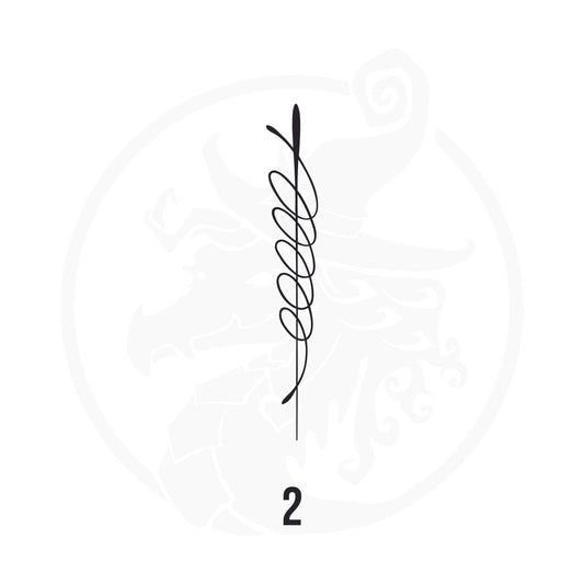 Pinstripe Vinyl Decal Series 114 Style 02, premium high-quality die-cut vinyl decal design #1 for cars, trucks, motorcycles, laptops, and more, sticker