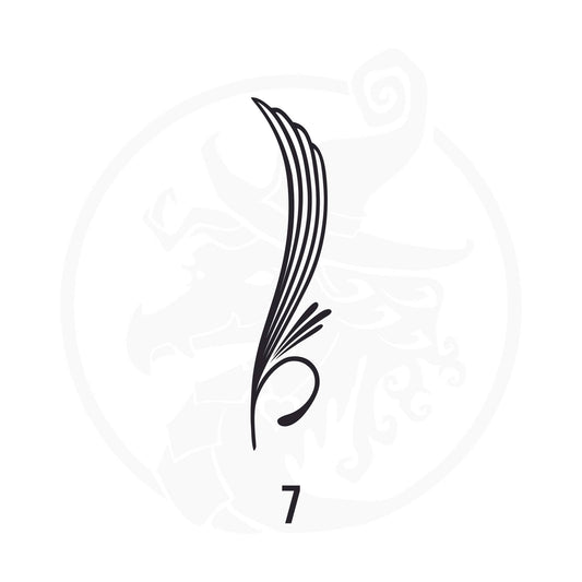 Pinstripe Vinyl Decal Series 114 Style 07, premium high-quality die-cut vinyl decal design #1 for cars, trucks, motorcycles, laptops, and more, sticker