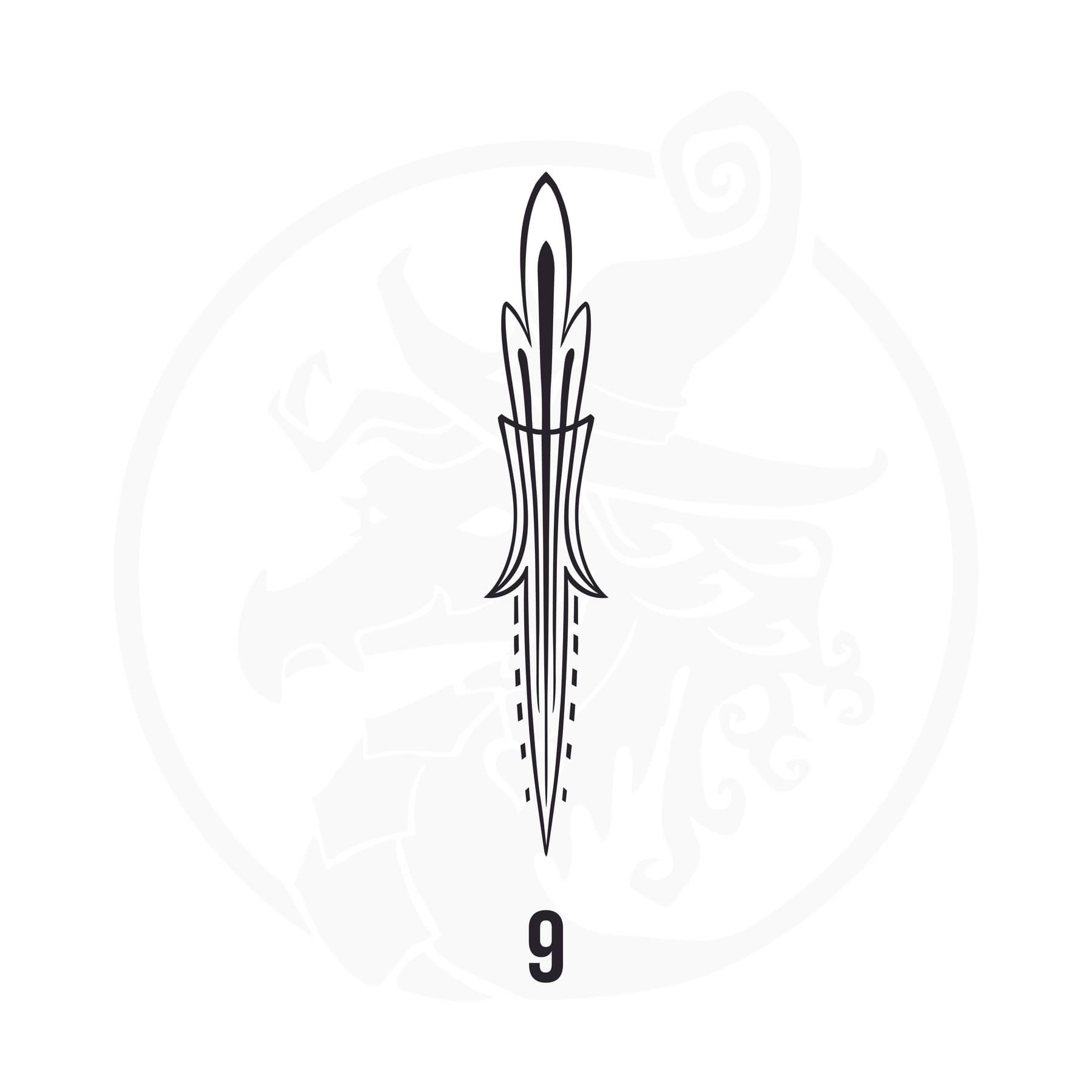 Pinstripe Vinyl Decal Series 114 Style 09, premium high-quality die-cut vinyl decal design #1 for cars, trucks, motorcycles, laptops, and more, sticker