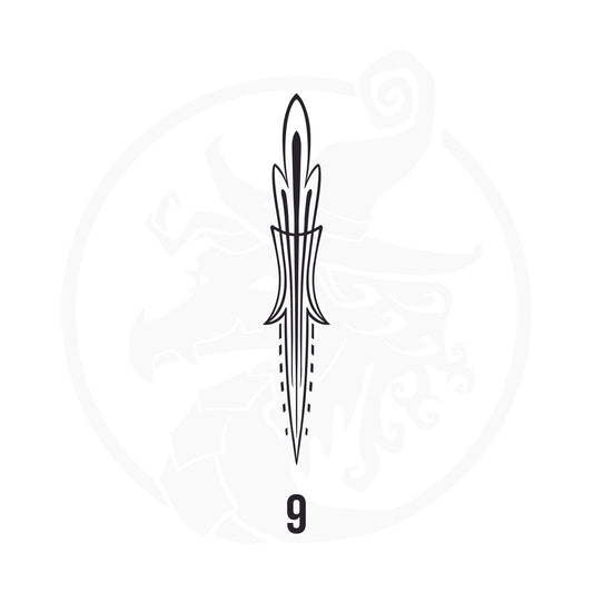 Pinstripe Vinyl Decal Series 114 Style 09, premium high-quality die-cut vinyl decal design #1 for cars, trucks, motorcycles, laptops, and more, sticker
