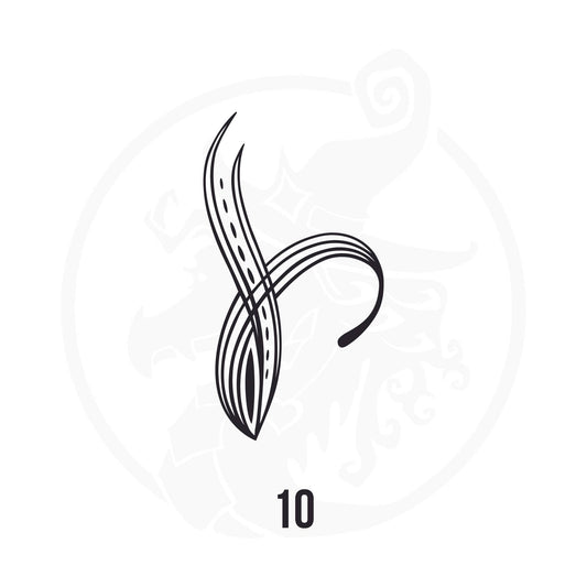 Pinstripe Vinyl Decal Series 114 Style 10, premium high-quality die-cut vinyl decal design #1 for cars, trucks, motorcycles, laptops, and more, sticker