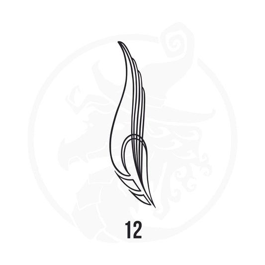Pinstripe Vinyl Decal Series 114 Style 12, premium high-quality die-cut vinyl decal design #1 for cars, trucks, motorcycles, laptops, and more, sticker
