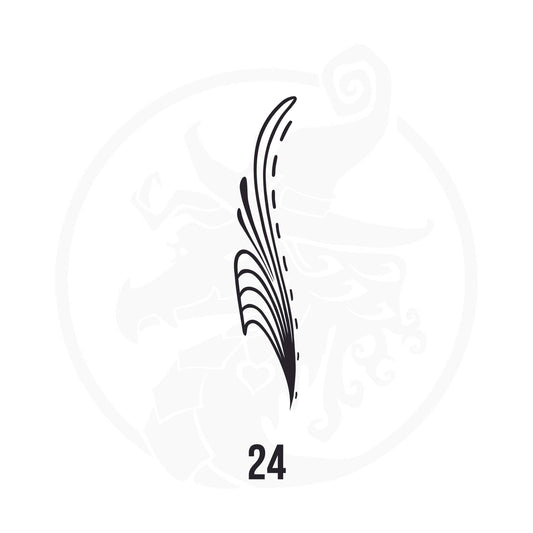 Pinstripe Vinyl Decal Series 114 Style 24, premium high-quality die-cut vinyl decal design #1 for cars, trucks, motorcycles, laptops, and more, sticker