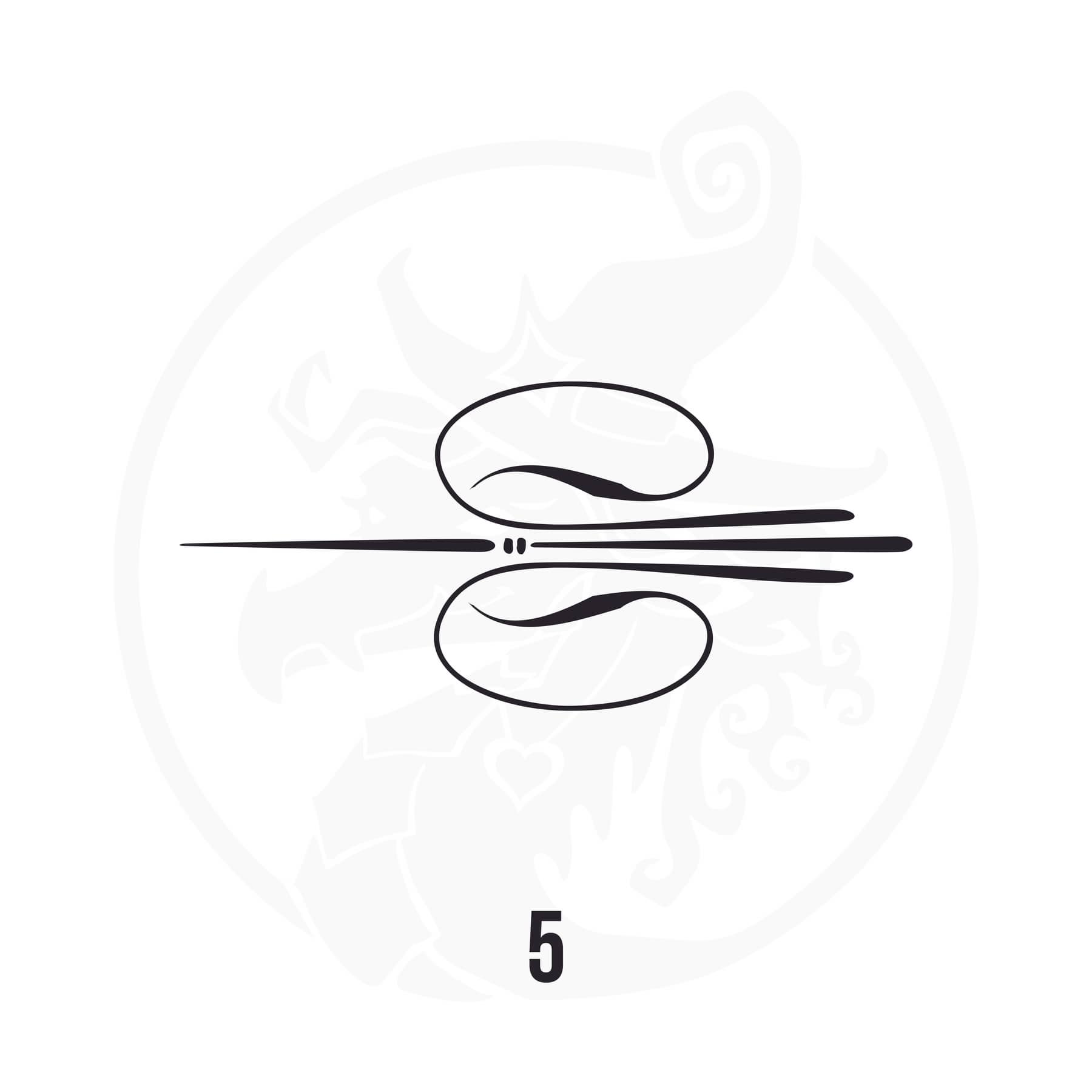 Pinstripe Vinyl Decal Series 116 Style 05, premium high-quality die-cut vinyl decal design #1 for cars, trucks, motorcycles, laptops, and more, sticker