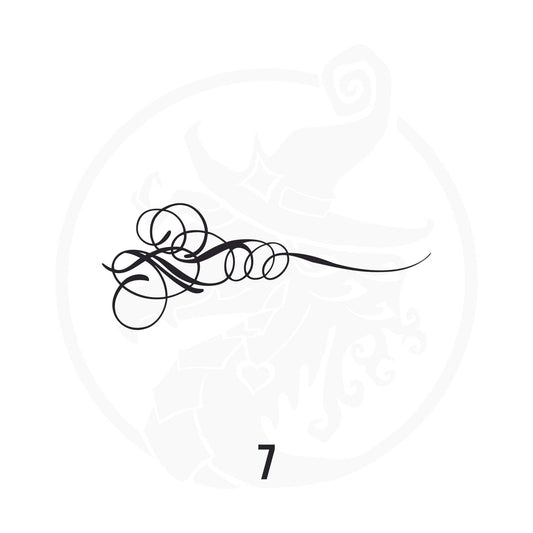 Pinstripe Vinyl Decal Series 116 Style 07, premium high-quality die-cut vinyl decal design #1 for cars, trucks, motorcycles, laptops, and more, sticker