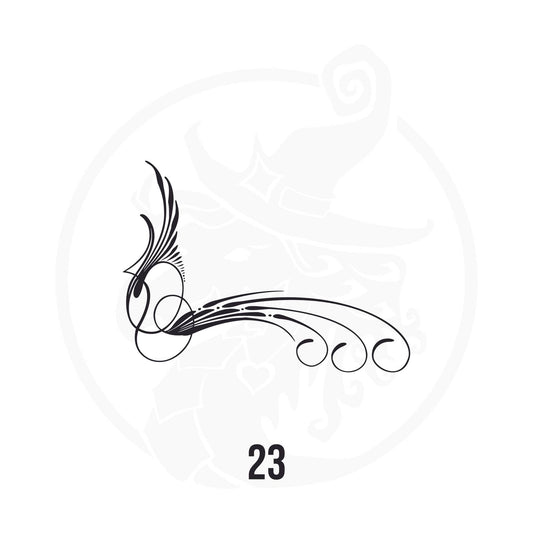 Pinstripe Vinyl Decal Series 116 Style 23, premium high-quality die-cut vinyl decal design #1 for cars, trucks, motorcycles, laptops, and more, sticker