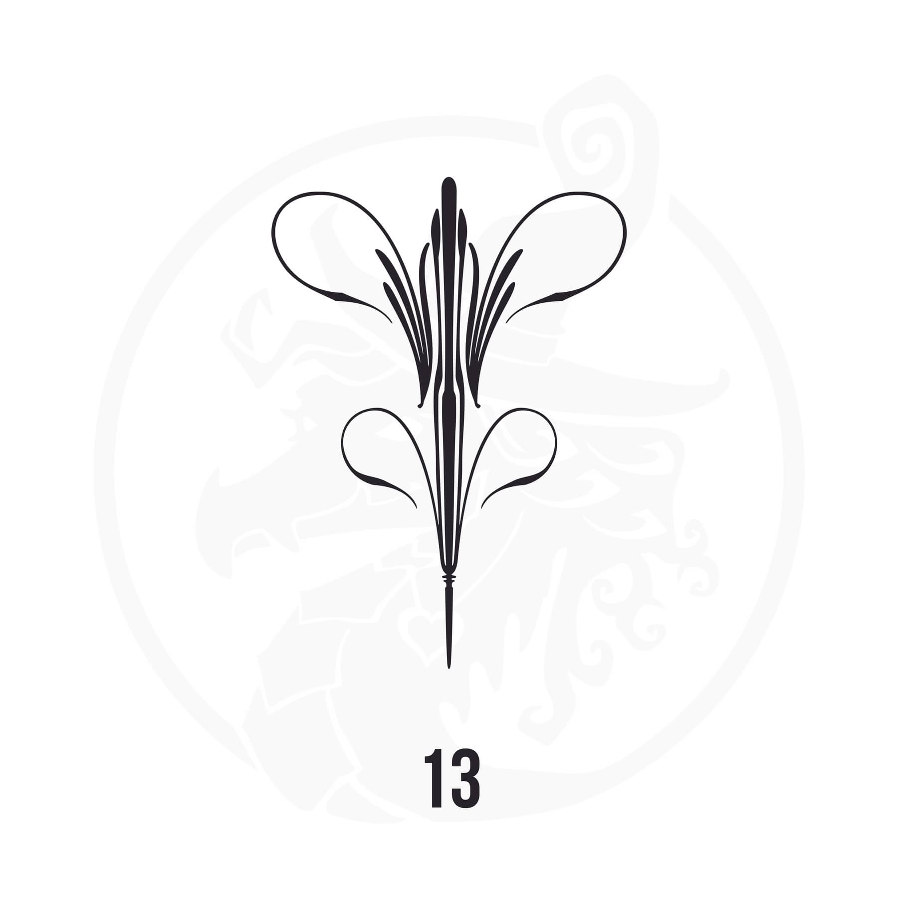 Pinstripe Vinyl Decal Series 118 Style 13, premium high-quality die-cut vinyl decal design #1 for cars, trucks, motorcycles, laptops, and more, sticker