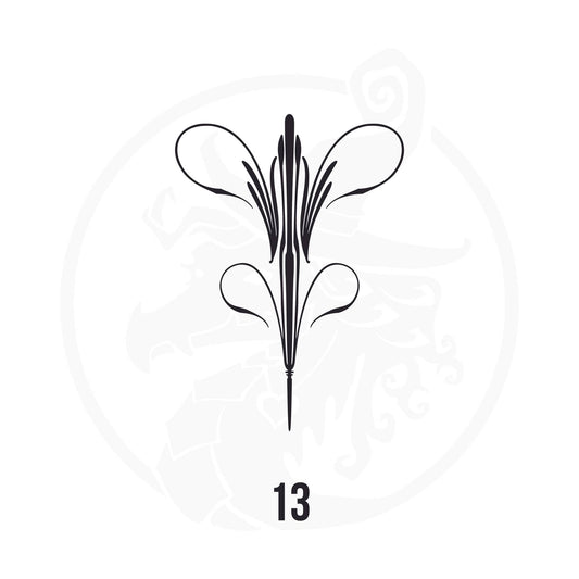 Pinstripe Vinyl Decal Series 118 Style 13, premium high-quality die-cut vinyl decal design #1 for cars, trucks, motorcycles, laptops, and more, sticker