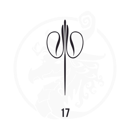 Pinstripe Vinyl Decal Series 118 Style 17, premium high-quality die-cut vinyl decal design #1 for cars, trucks, motorcycles, laptops, and more, sticker