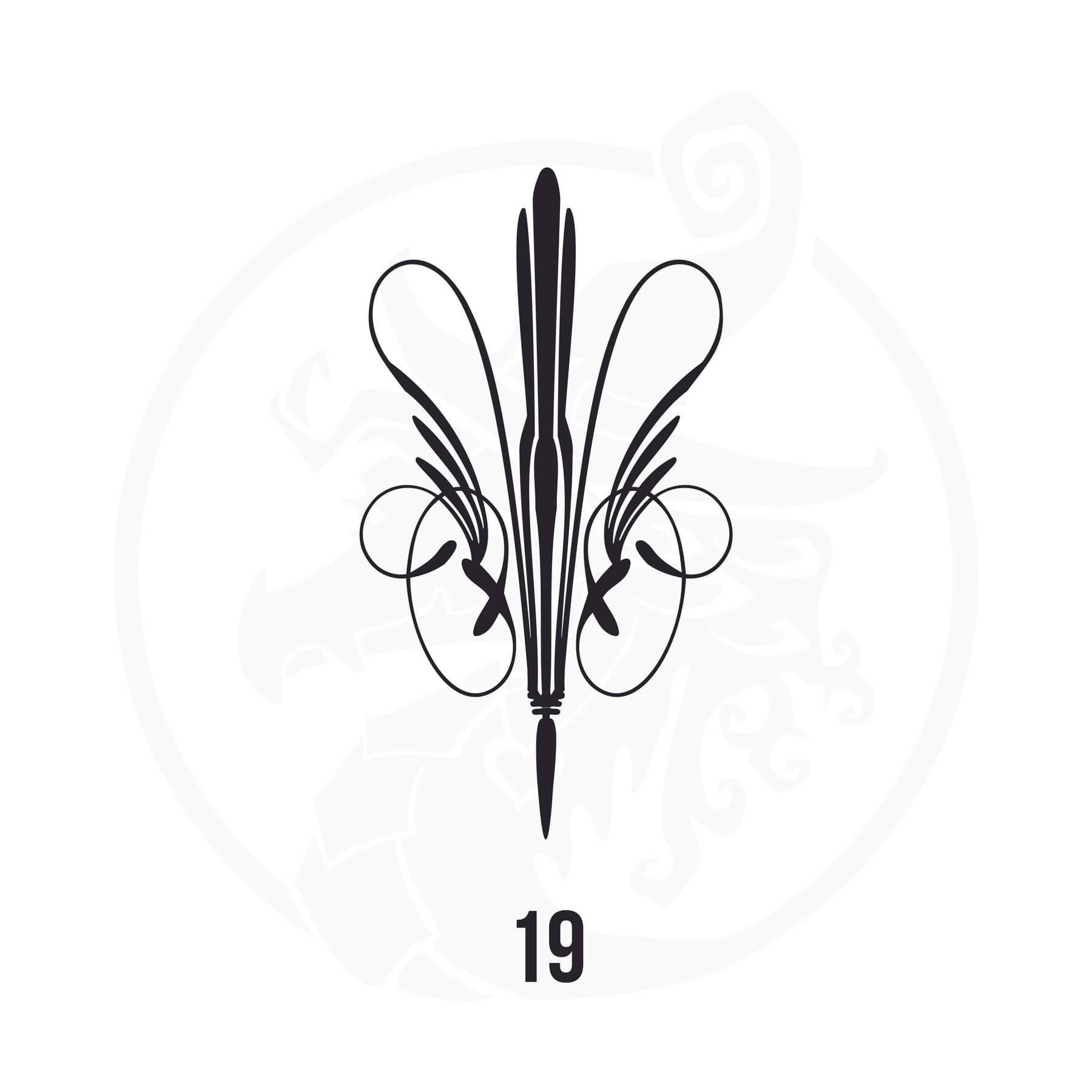 Pinstripe Vinyl Decal Series 118 Style 19, premium high-quality die-cut vinyl decal design #1 for cars, trucks, motorcycles, laptops, and more, sticker