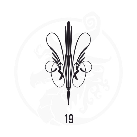 Pinstripe Vinyl Decal Series 118 Style 19, premium high-quality die-cut vinyl decal design #1 for cars, trucks, motorcycles, laptops, and more, sticker