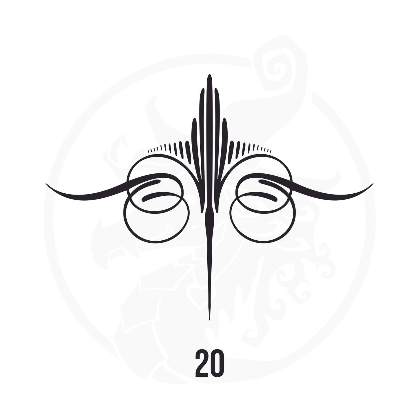 Pinstripe Vinyl Decal Series 118 Style 20, premium high-quality die-cut vinyl decal design #1 for cars, trucks, motorcycles, laptops, and more, sticker