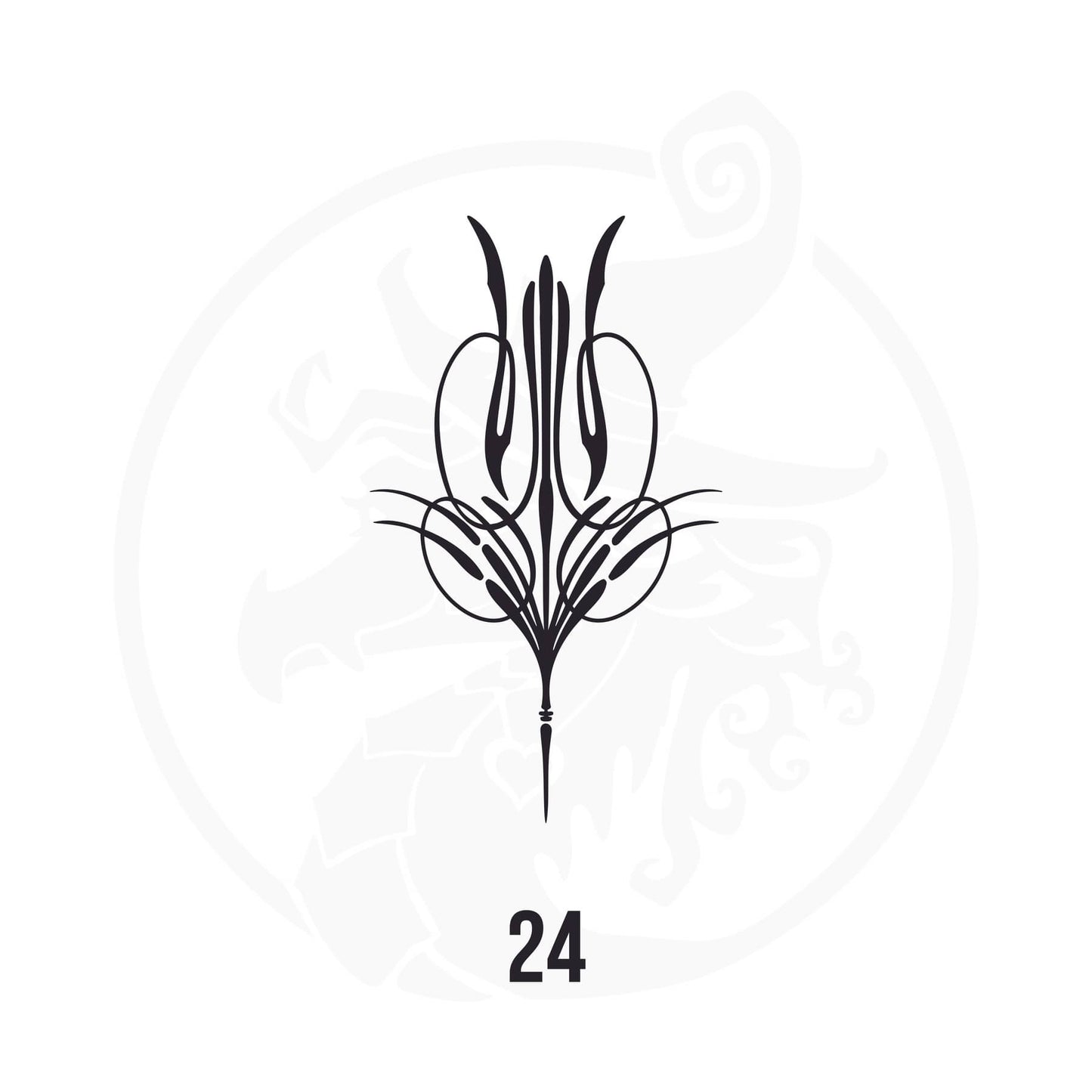 Pinstripe Vinyl Decal Series 118 Style 24, premium high-quality die-cut vinyl decal design #1 for cars, trucks, motorcycles, laptops, and more, sticker