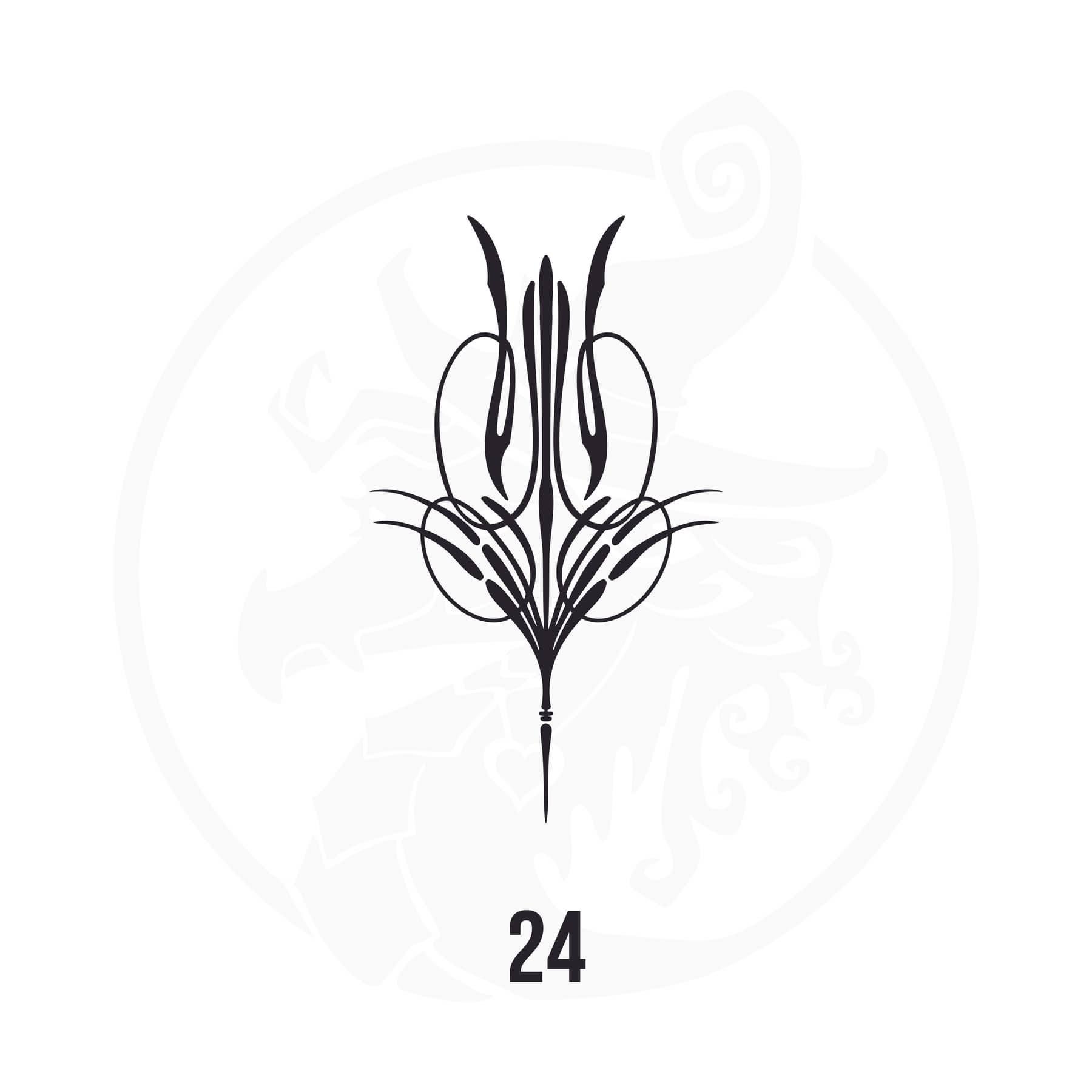 Pinstripe Vinyl Decal Series 118 Style 24, premium high-quality die-cut vinyl decal design #1 for cars, trucks, motorcycles, laptops, and more, sticker
