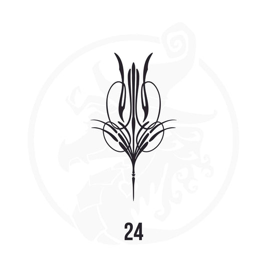 Pinstripe Vinyl Decal Series 118 Style 24, premium high-quality die-cut vinyl decal design #1 for cars, trucks, motorcycles, laptops, and more, sticker