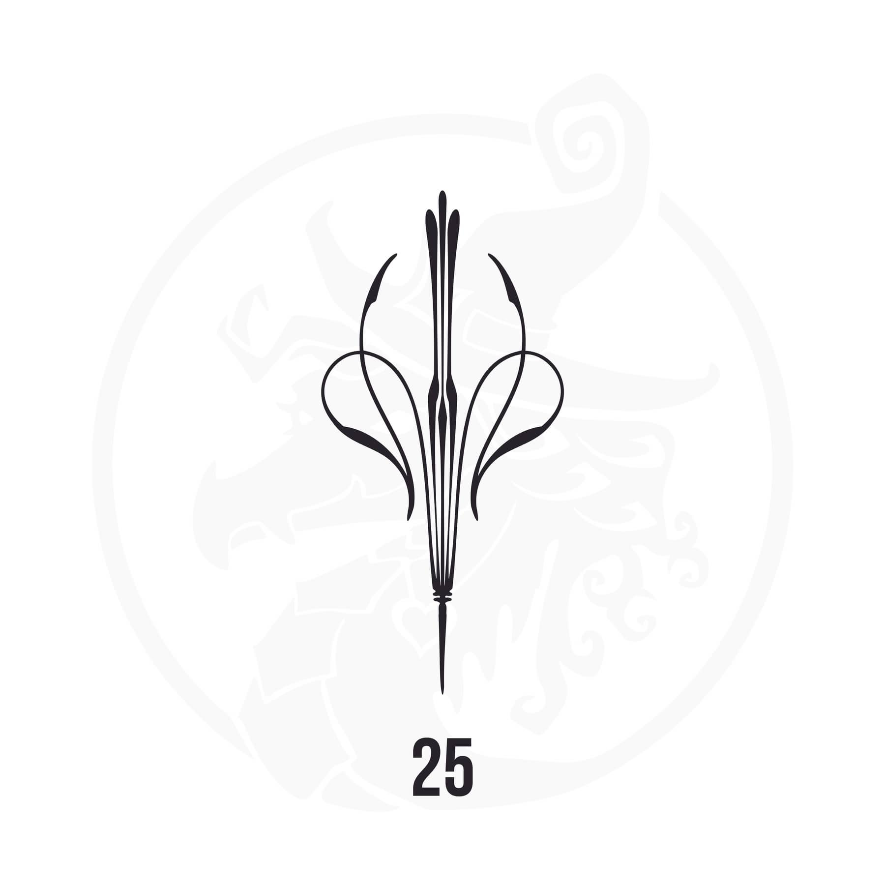 Pinstripe Vinyl Decal Series 118 Style 25, premium high-quality die-cut vinyl decal design #1 for cars, trucks, motorcycles, laptops, and more, sticker