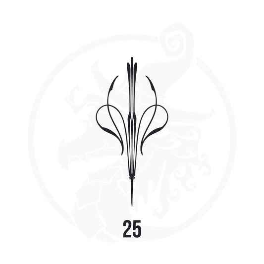 Pinstripe Vinyl Decal Series 118 Style 25, premium high-quality die-cut vinyl decal design #1 for cars, trucks, motorcycles, laptops, and more, sticker