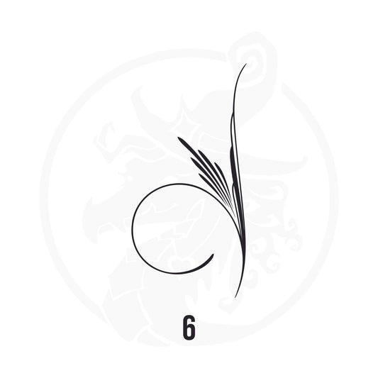 Pinstripe Vinyl Decal Series 123 Style 06, premium high-quality die-cut vinyl decal design #1 for cars, trucks, motorcycles, laptops, and more, sticker