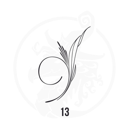 Pinstripe Vinyl Decal Series 123 Style 13, premium high-quality die-cut vinyl decal design #1 for cars, trucks, motorcycles, laptops, and more, sticker