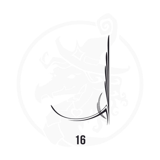 Pinstripe Vinyl Decal Series 123 Style 16, premium high-quality die-cut vinyl decal design #1 for cars, trucks, motorcycles, laptops, and more, sticker