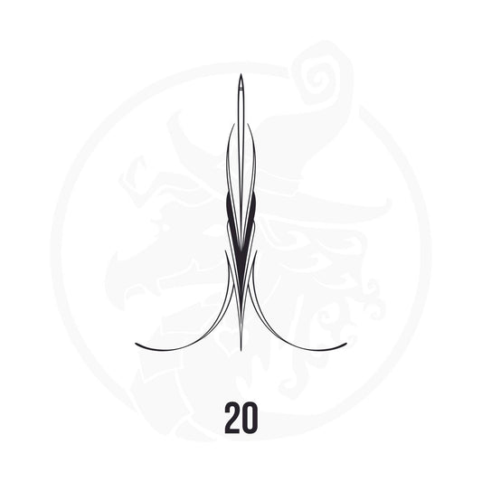 Pinstripe Vinyl Decal Series 123 Style 20, premium high-quality die-cut vinyl decal design #1 for cars, trucks, motorcycles, laptops, and more, sticker