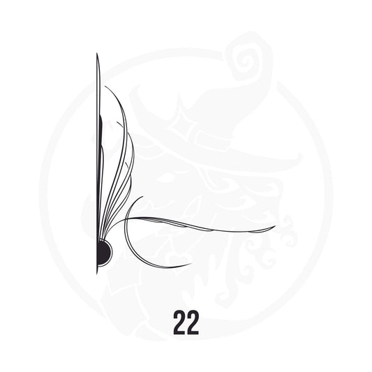 Pinstripe Vinyl Decal Series 123 Style 22, premium high-quality die-cut vinyl decal design #1 for cars, trucks, motorcycles, laptops, and more, sticker