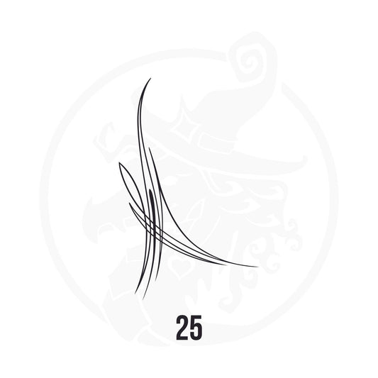 Pinstripe Vinyl Decal Series 123 Style 25, premium high-quality die-cut vinyl decal design #1 for cars, trucks, motorcycles, laptops, and more, sticker