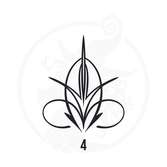 Pinstripe Vinyl Decal Series 125 Style 04, premium high-quality die-cut vinyl decal design #1 for cars, trucks, motorcycles, laptops, and more, sticker