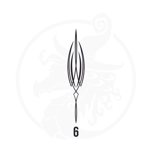 Pinstripe Vinyl Decal Series 125 Style 06, premium high-quality die-cut vinyl decal design #1 for cars, trucks, motorcycles, laptops, and more, sticker