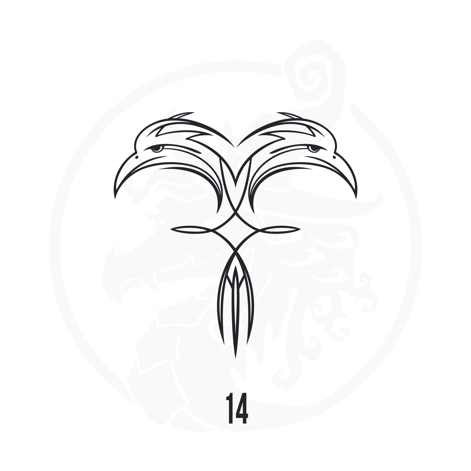 Pinstripe Vinyl Decal Series 125 Style 14, premium high-quality die-cut vinyl decal design #1 for cars, trucks, motorcycles, laptops, and more, sticker