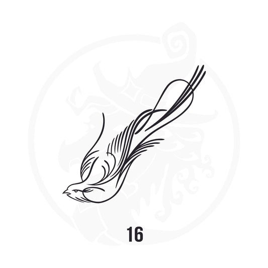 Pinstripe Vinyl Decal Series 125 Style 16, premium high-quality die-cut vinyl decal design #1 for cars, trucks, motorcycles, laptops, and more, sticker