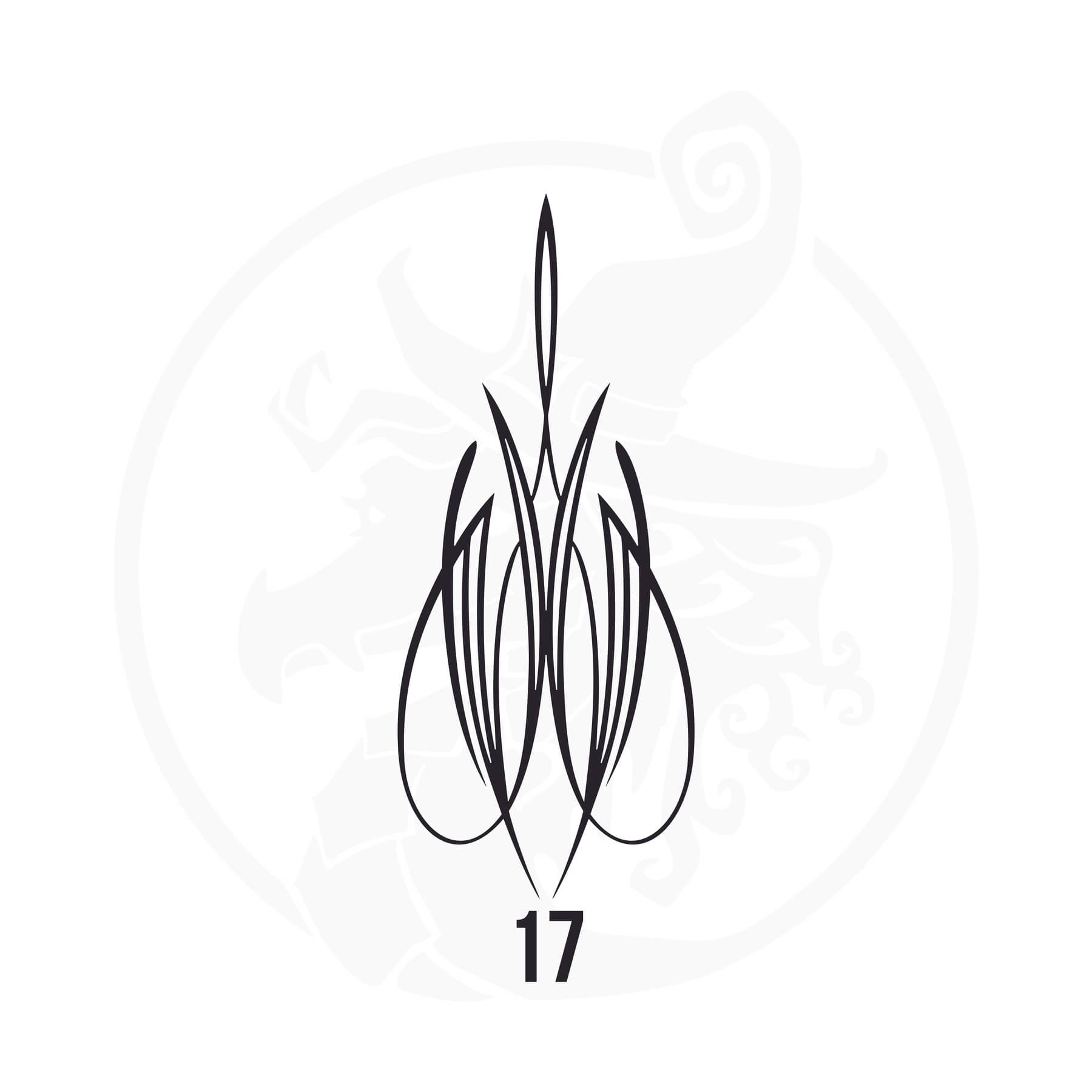 Pinstripe Vinyl Decal Series 125 Style 17, premium high-quality die-cut vinyl decal design #1 for cars, trucks, motorcycles, laptops, and more, sticker