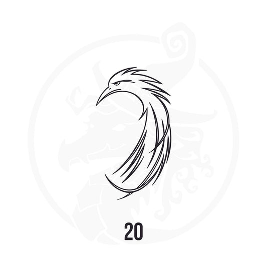Pinstripe Vinyl Decal Series 125 Style 20, premium high-quality die-cut vinyl decal design #1 for cars, trucks, motorcycles, laptops, and more, sticker
