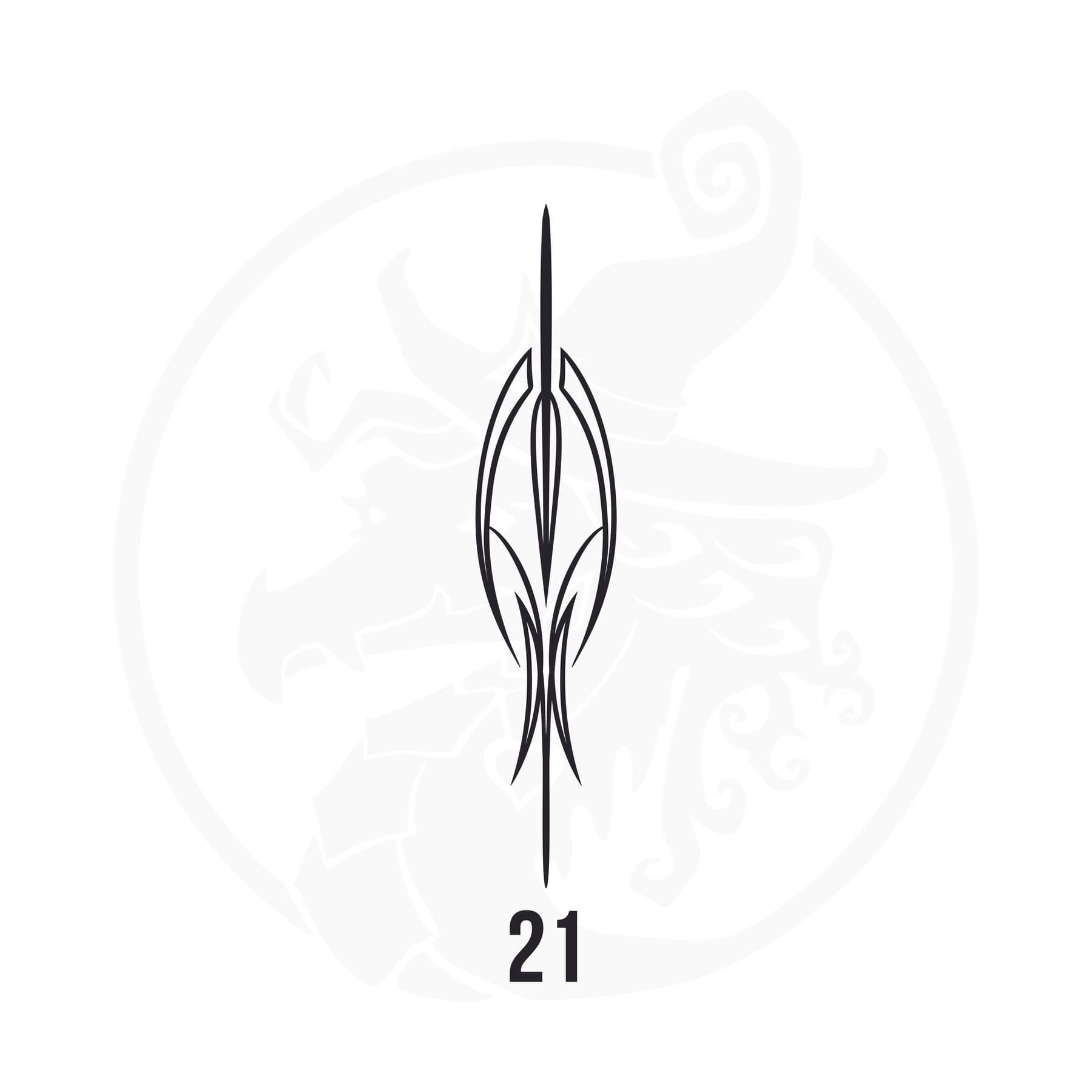 Pinstripe Vinyl Decal Series 125 Style 21, premium high-quality die-cut vinyl decal design #1 for cars, trucks, motorcycles, laptops, and more, sticker