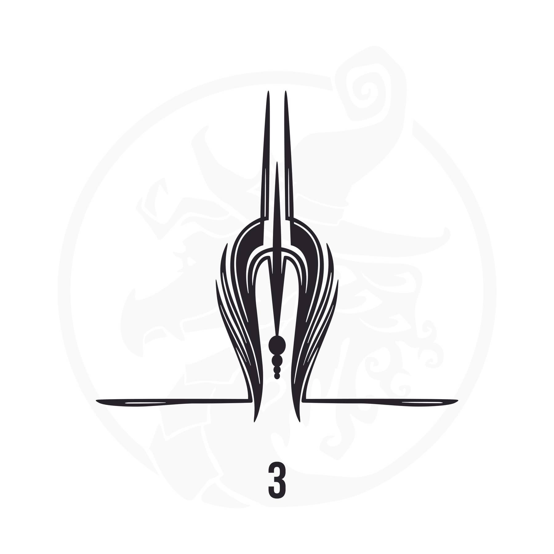 Pinstripe Vinyl Decal Series 126 Style 03, premium high-quality die-cut vinyl decal design #1 for cars, trucks, motorcycles, laptops, and more, sticker