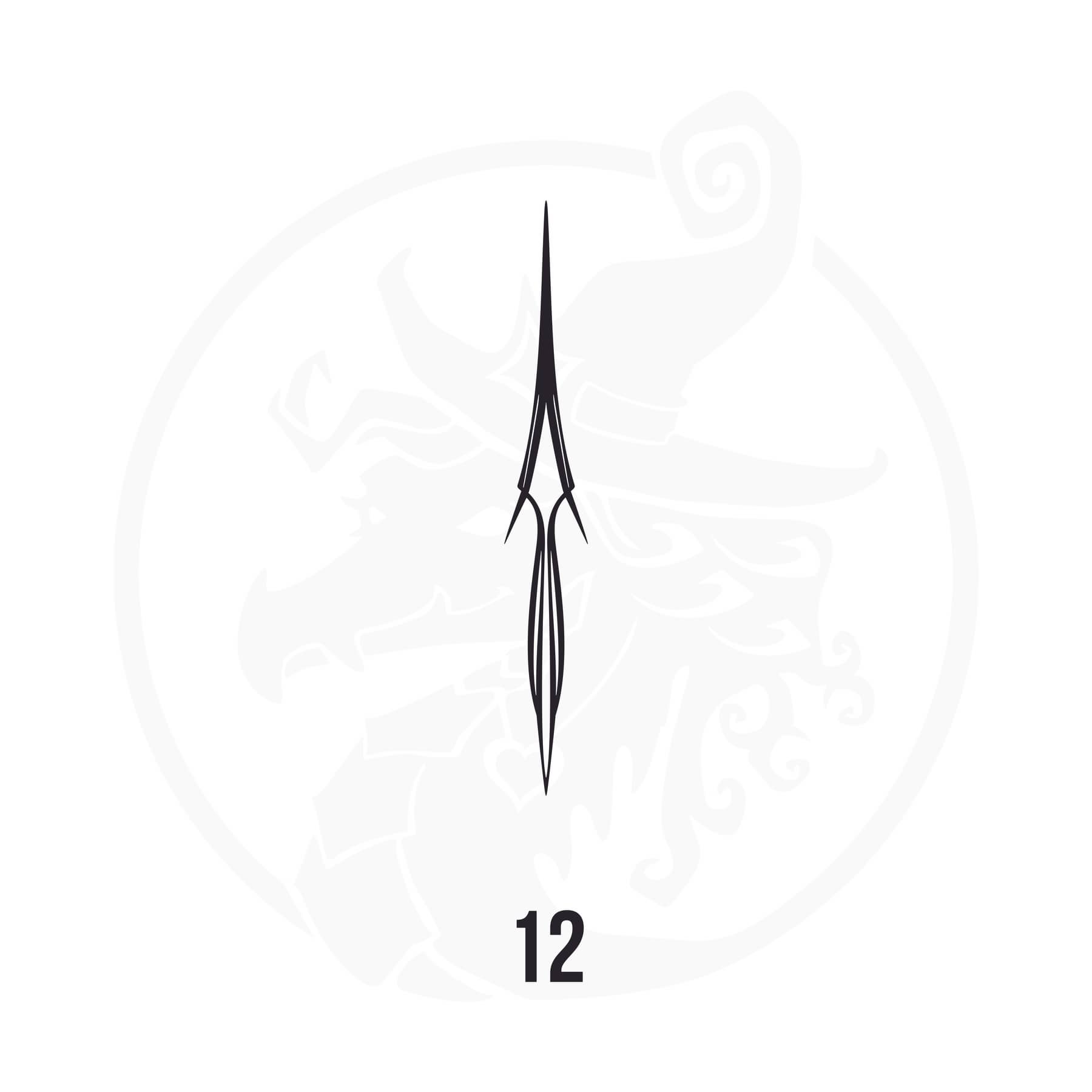 Pinstripe Vinyl Decal Series 126 Style 12, premium high-quality die-cut vinyl decal design #1 for cars, trucks, motorcycles, laptops, and more, sticker