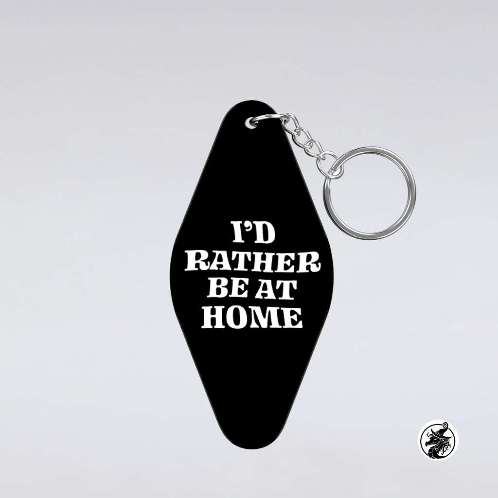 Holographic Motel Style Keychain - Customize It!
