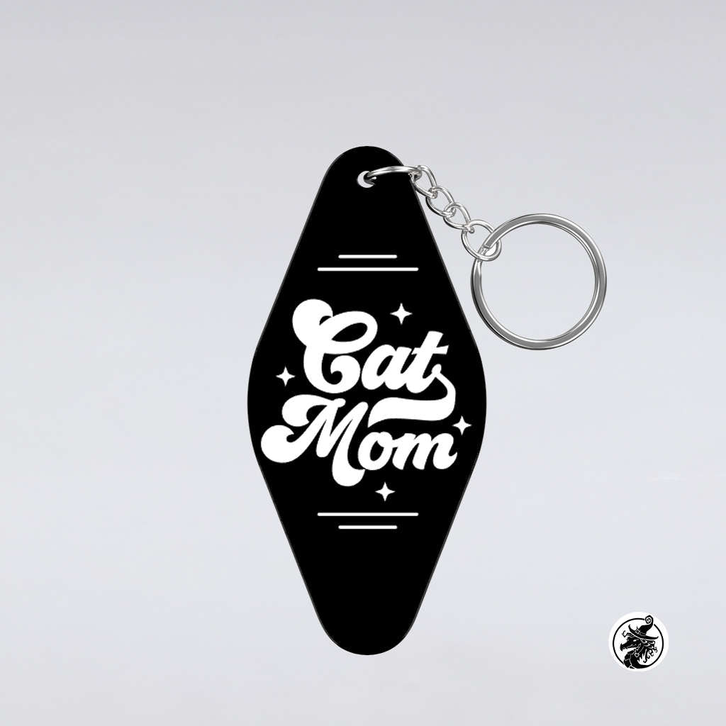 Holographic Motel Style Keychain - Customize It!