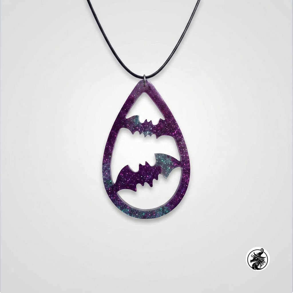 Flying Bat Corded Pendants - Customize it!