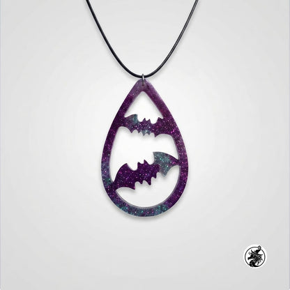 Flying Bat Corded Pendants - Customize it!