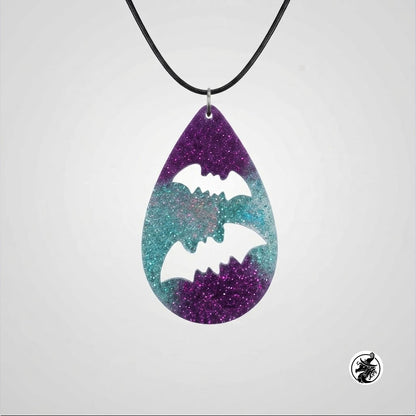 Flying Bat Corded Pendants - Customize it!