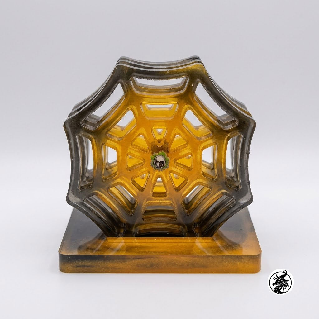 Spiderweb Coaster Set of 4 with Stand - Customize it!