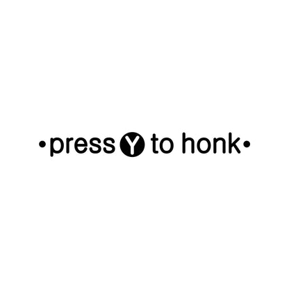 Untitled Goose Game press Y to honk text